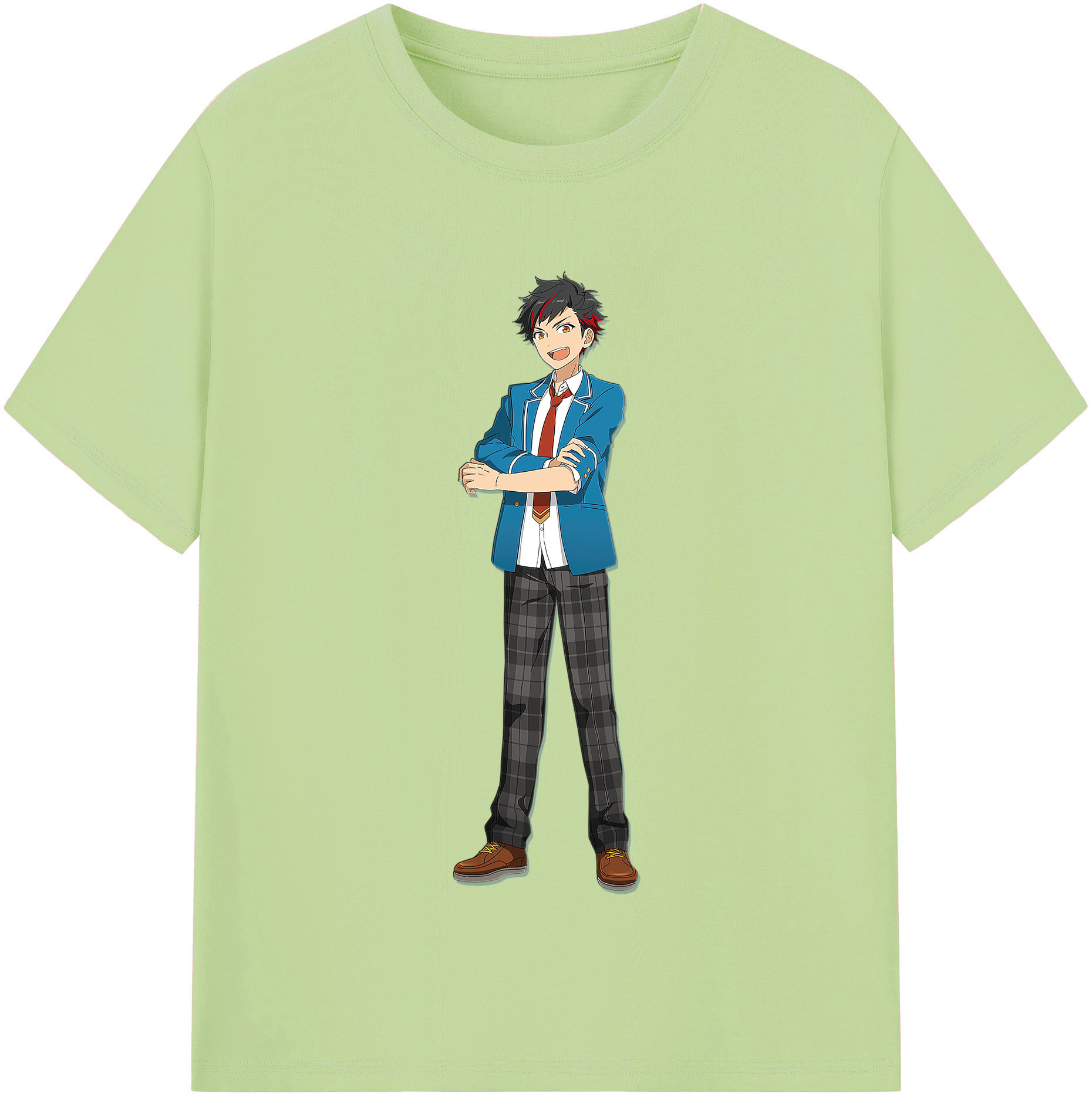 （画像用） あんさんぶるスターズ! Ensemble Stars 綿100％半袖Tシャツ（フロントプリント）